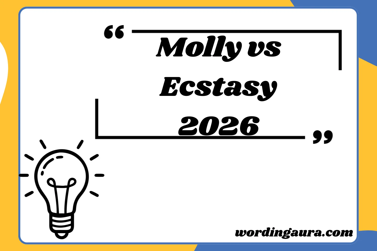 Molly vs Ecstasy2026