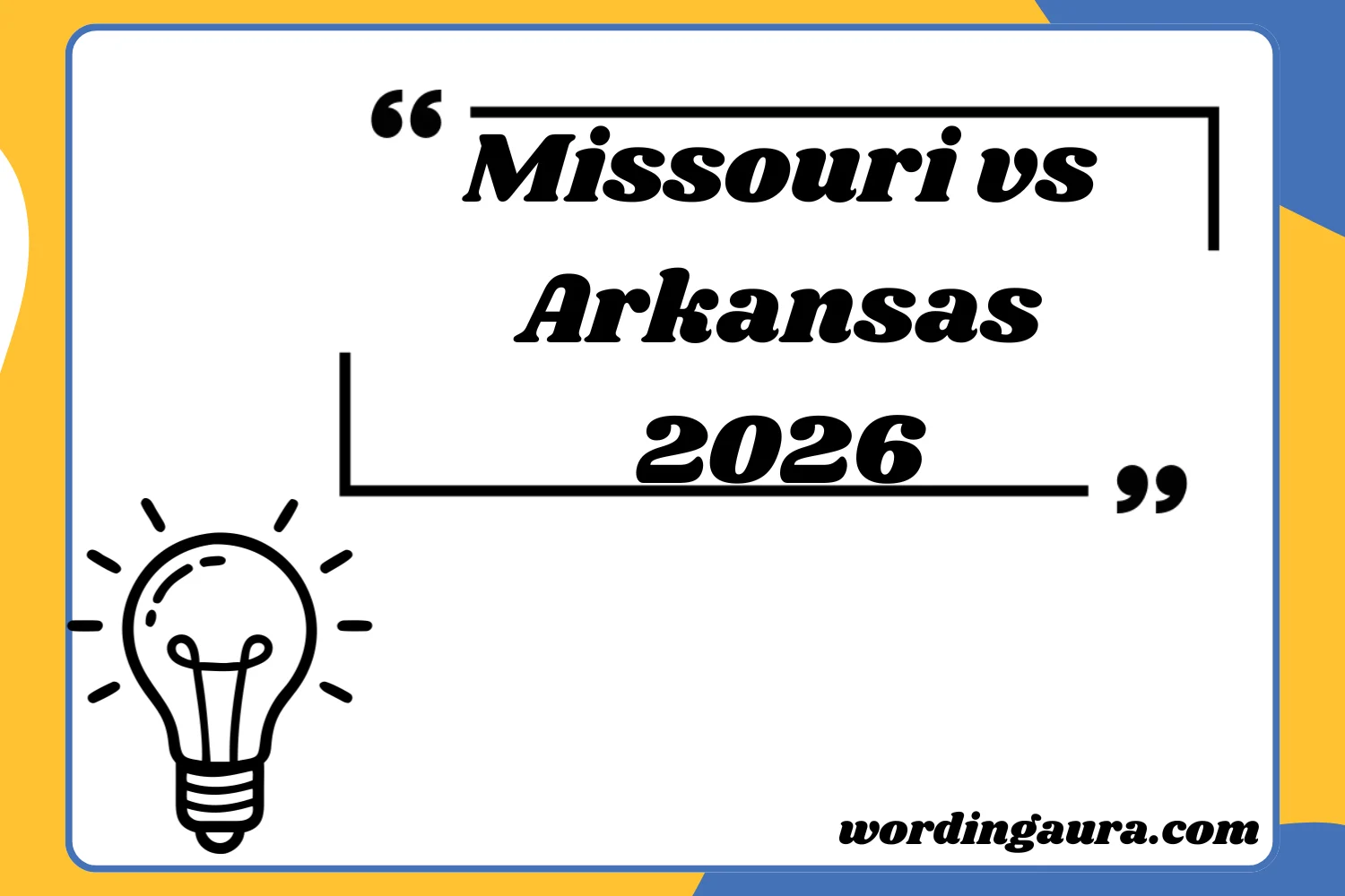 Missouri vs Arkansas2026