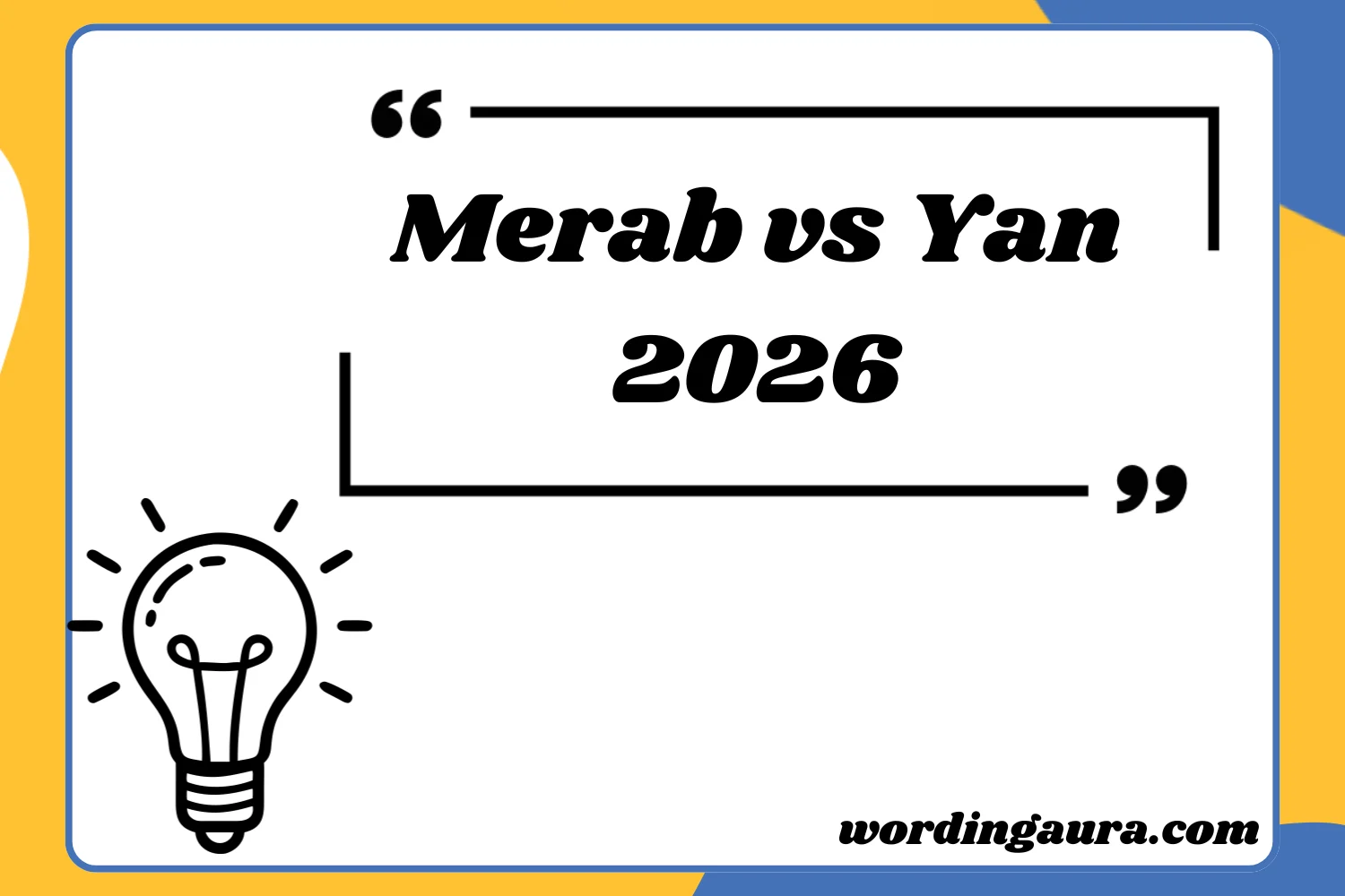 Merab vs Yan2026