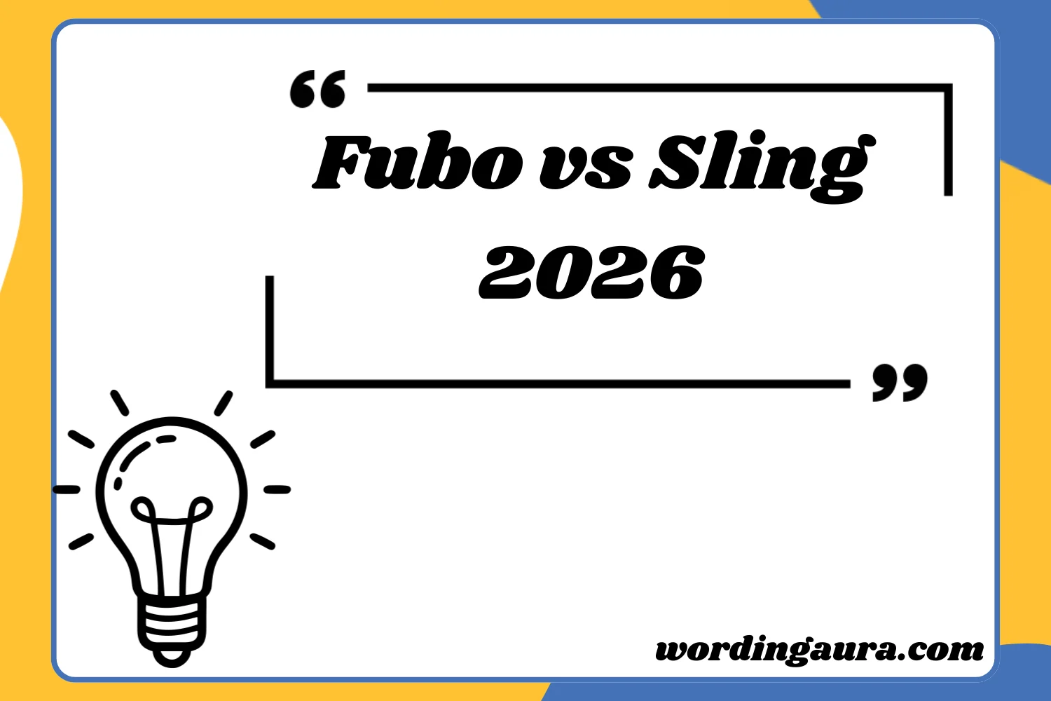 Fubo vs Sling2026